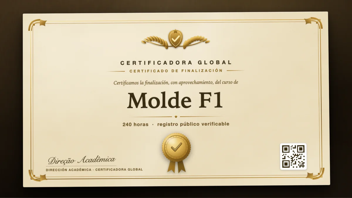 Portada del curso Molde F1
