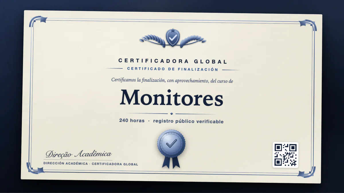 Portada del curso Monitores