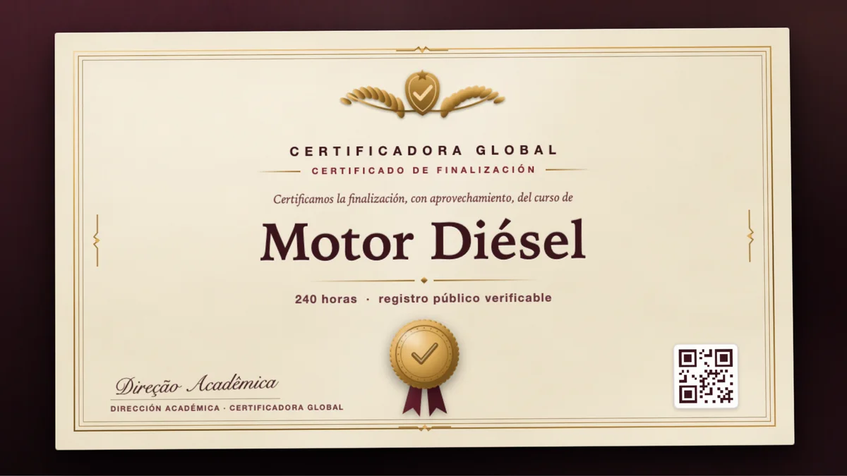 Portada del curso Motor Diésel