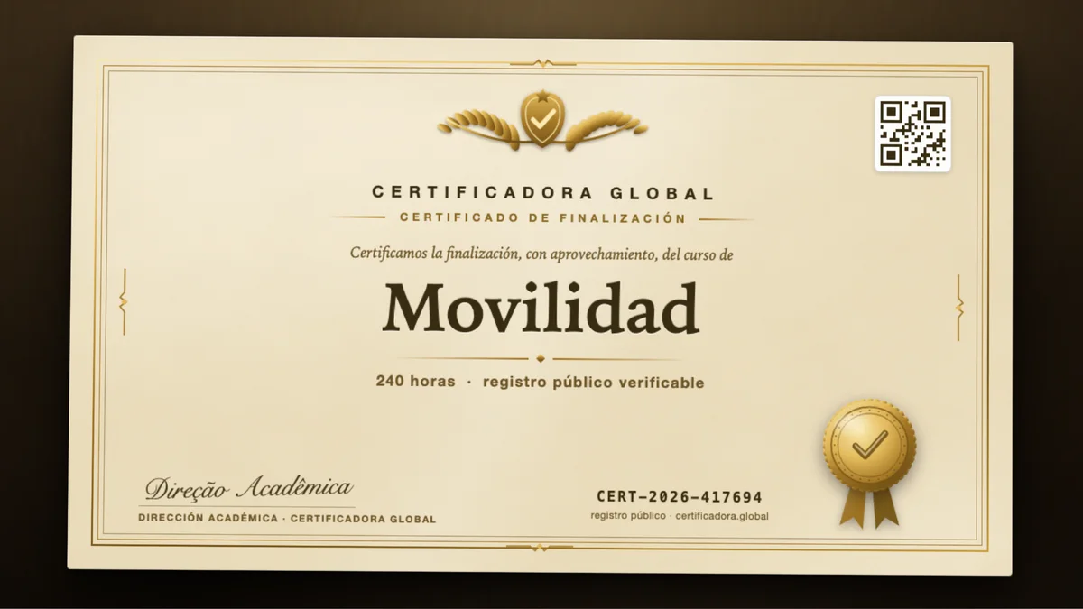 Portada del curso Movilidad