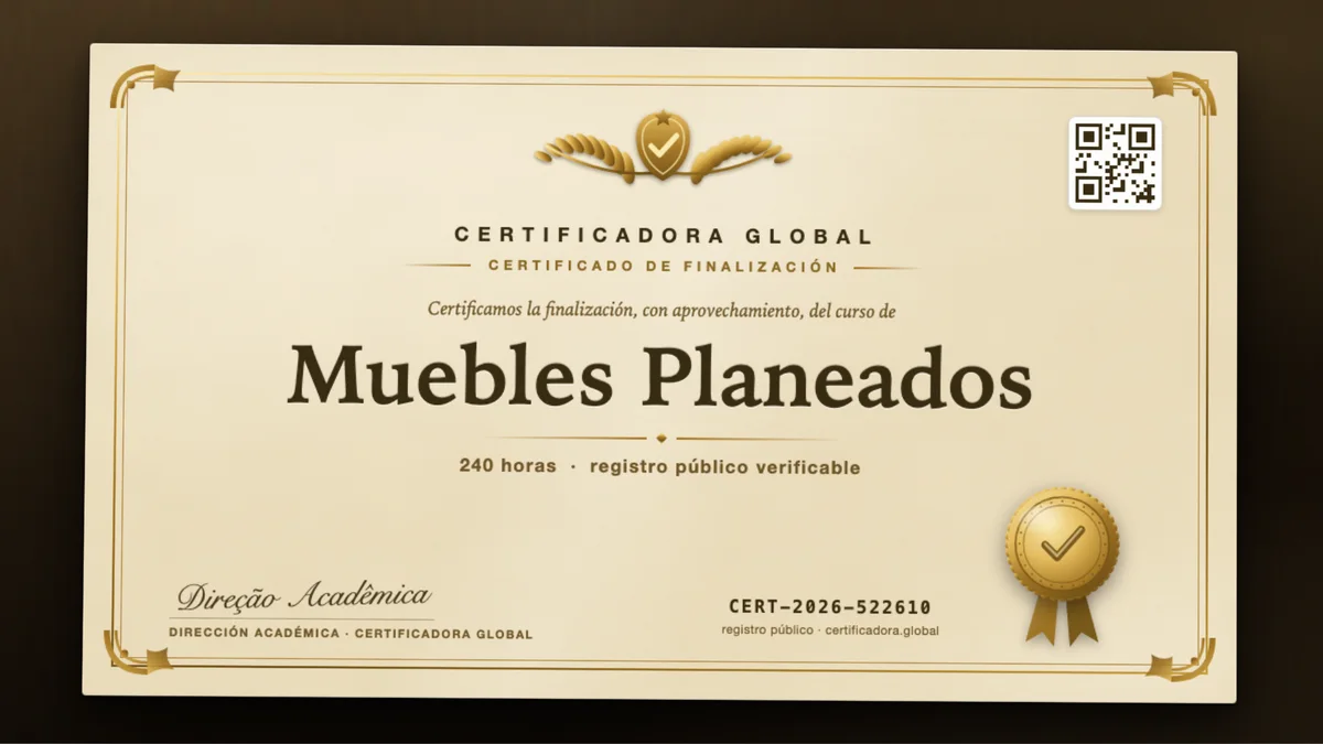 Portada del curso Muebles Planeados