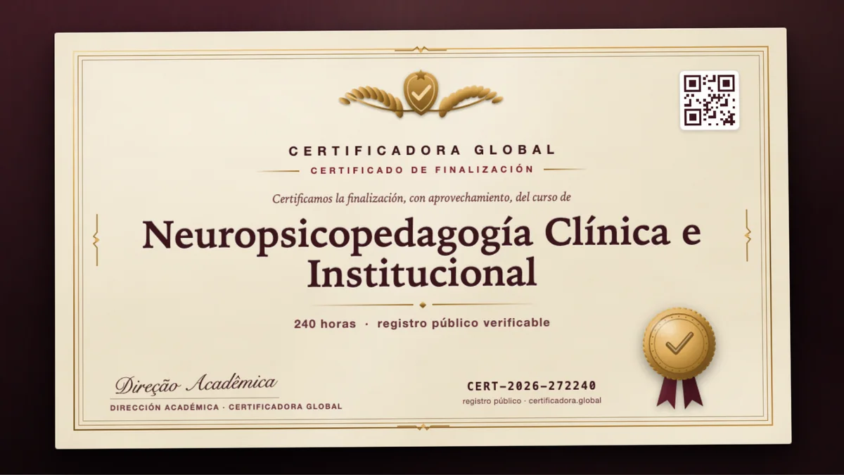 Portada del curso Neuropsicopedagogía Clínica e Institucional