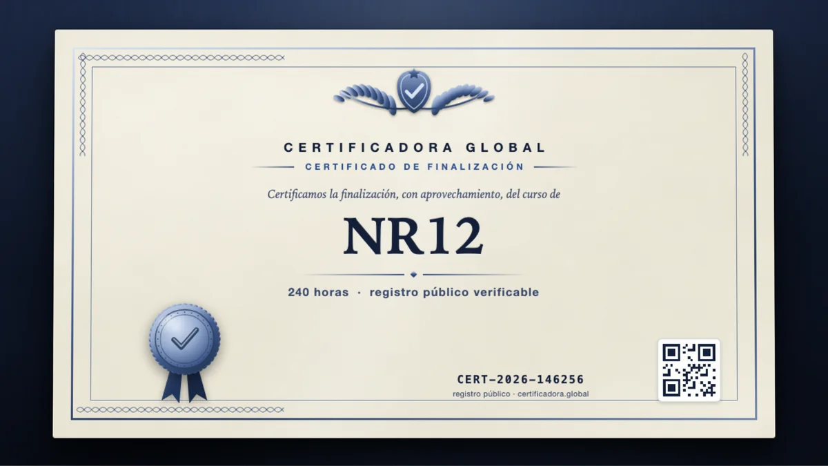 Portada del curso NR12