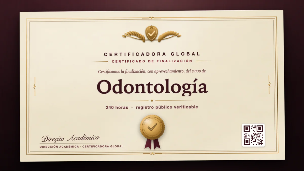 Portada del curso Odontología