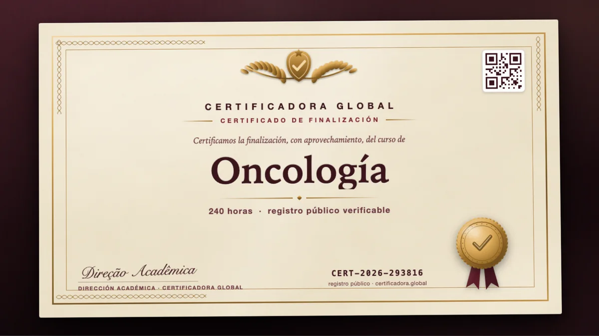 Portada del curso Oncología