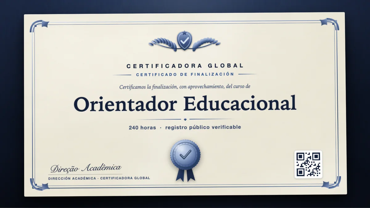 Portada del curso Orientador Educacional
