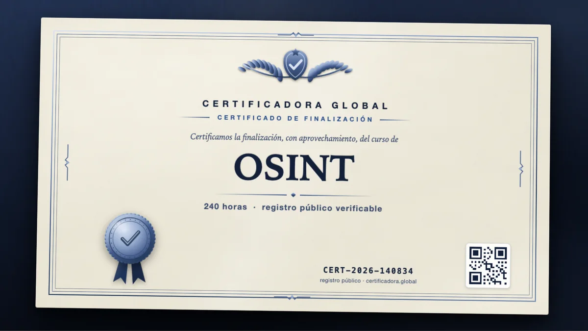Portada del curso OSINT