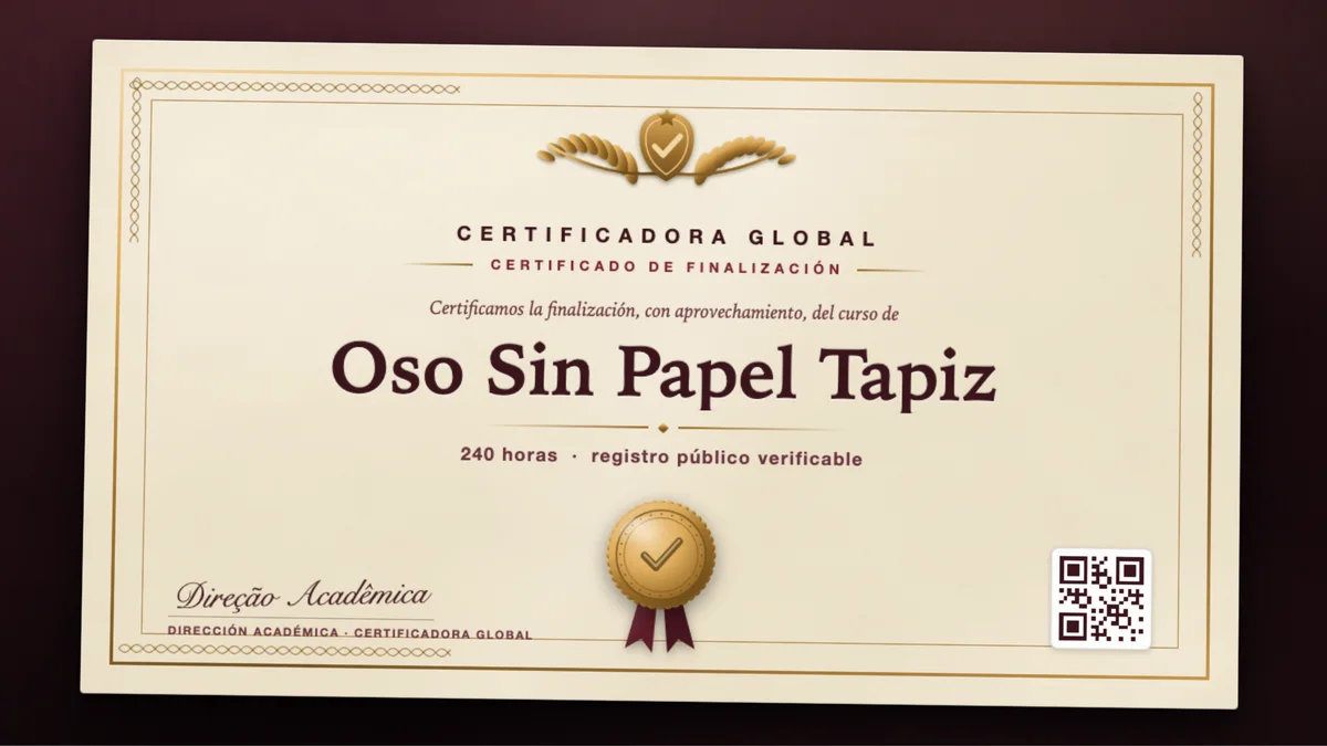 Portada del curso Oso Sin Papel Tapiz
