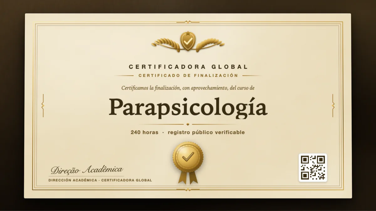 Portada del curso Parapsicología