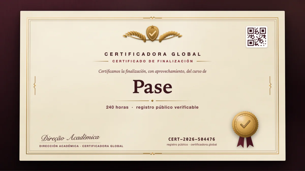 Portada del curso Pase