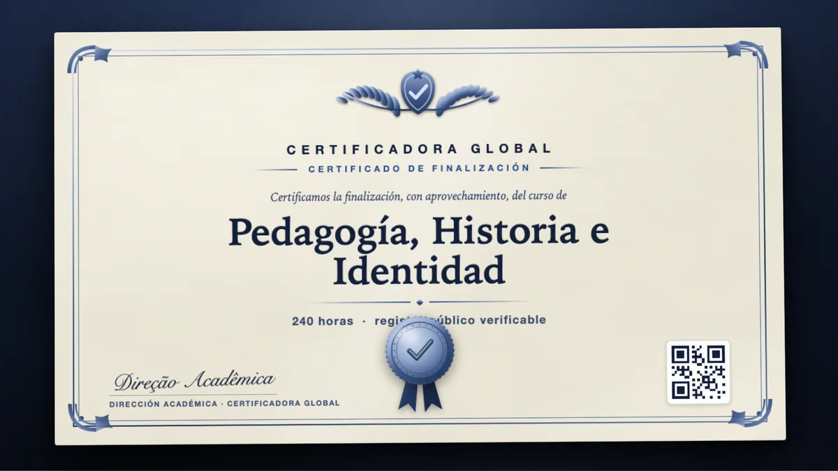 Portada del curso Pedagogía, Historia e Identidad