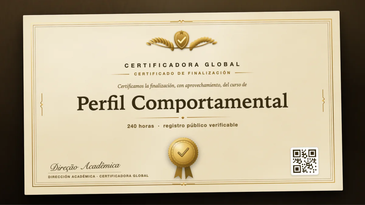Portada del curso Perfil Comportamental