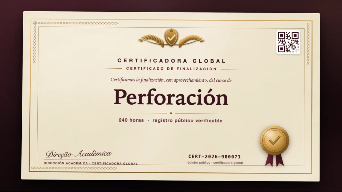 Portada del curso Perforación