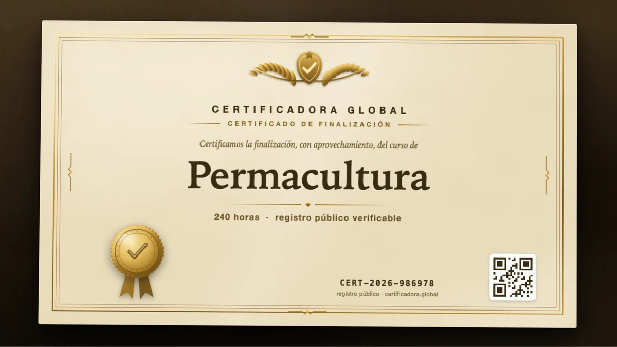 Portada del curso Permacultura