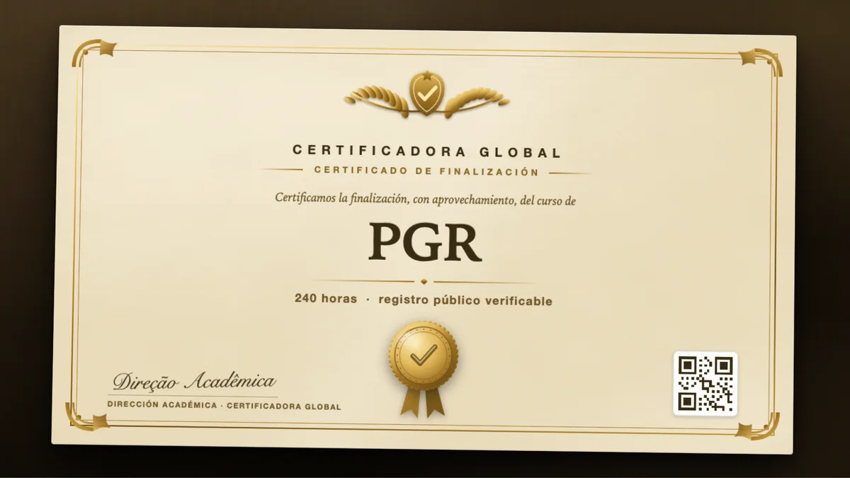 Portada del curso PGR
