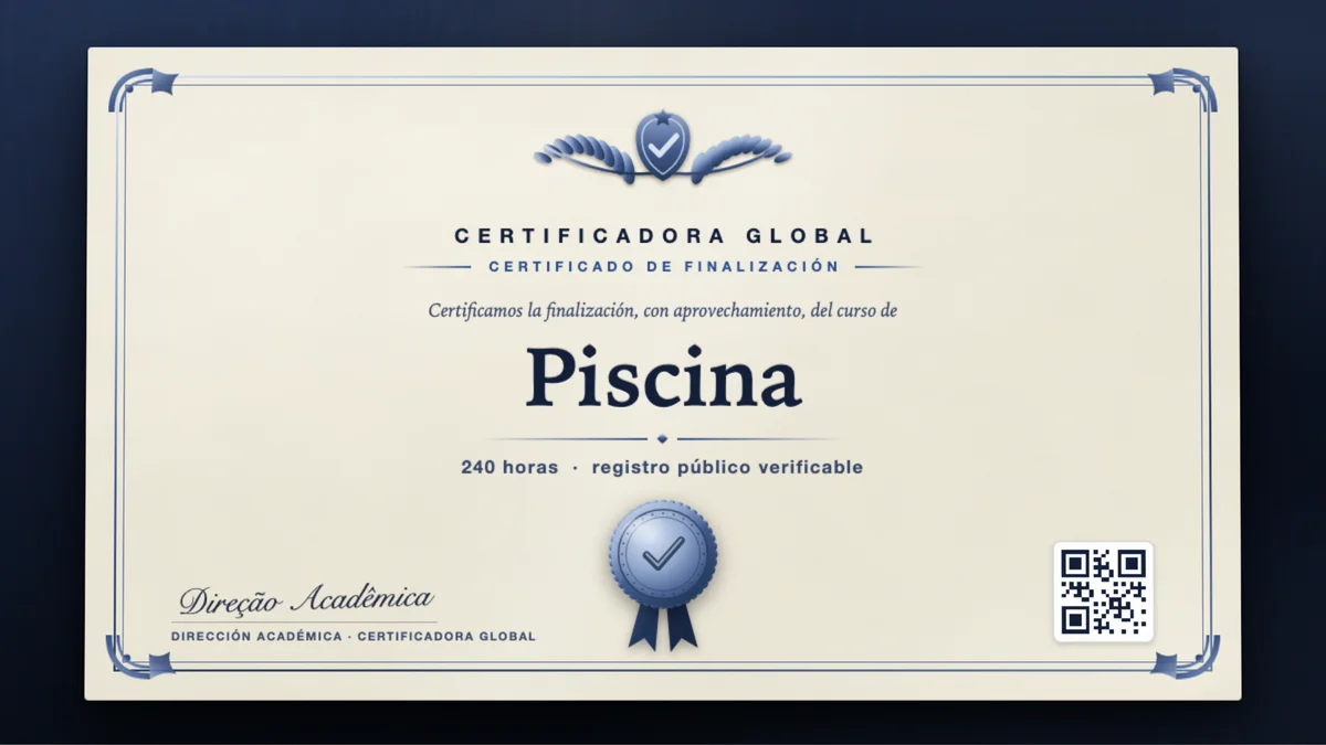 Portada del curso Piscina