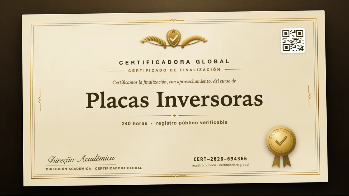 Portada del curso Placas Inversoras