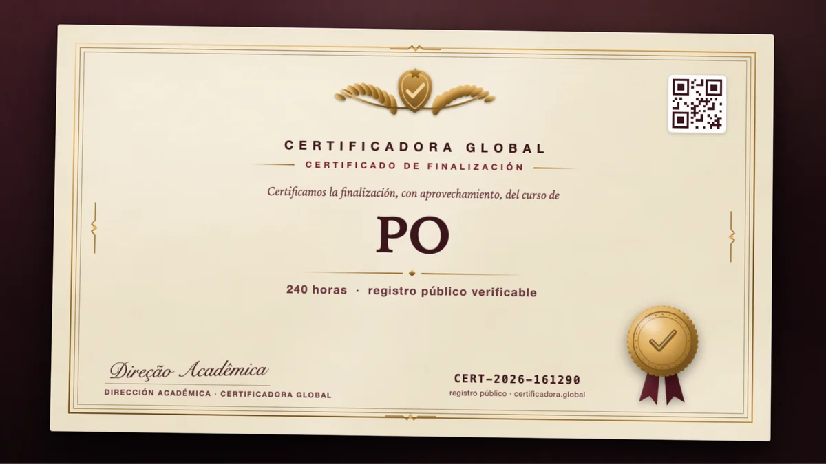Portada del curso PO