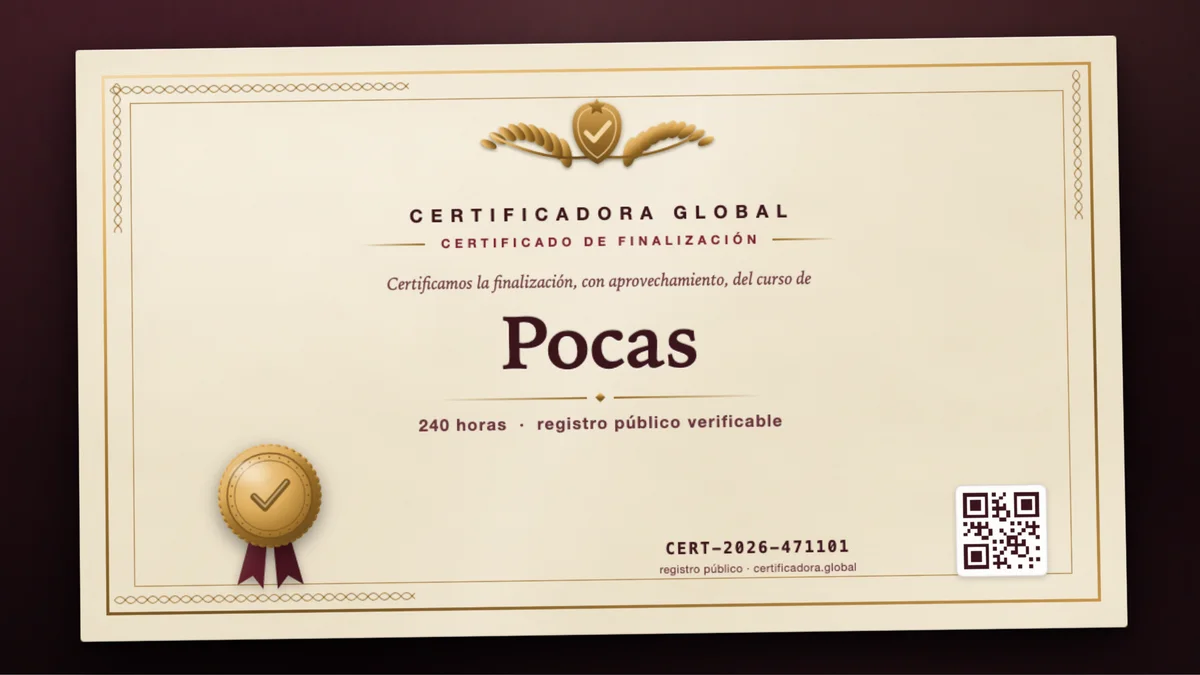 Portada del curso Pocas