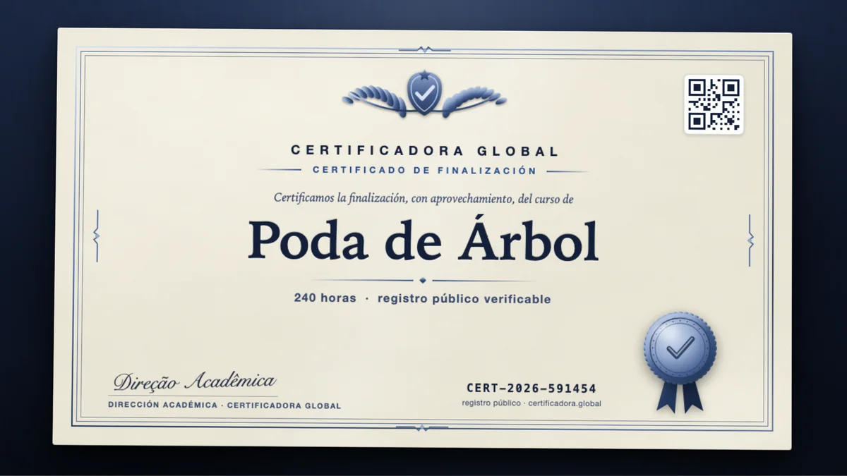 Portada del curso Poda de Árbol