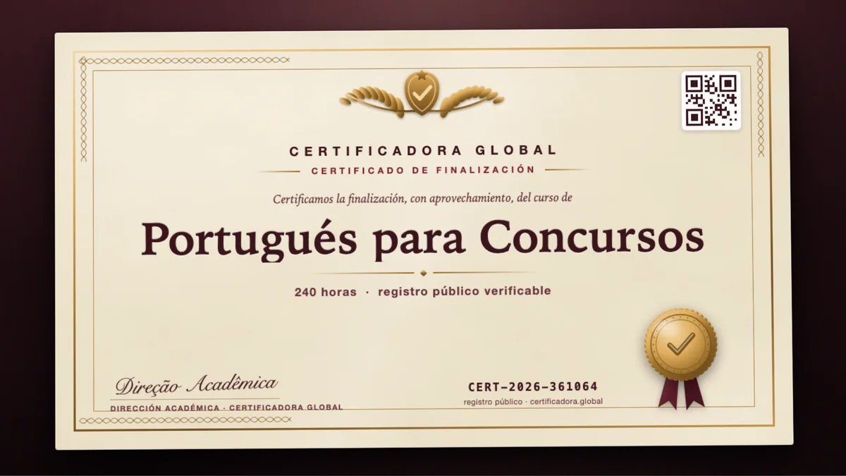 Portada del curso Portugués para Concursos