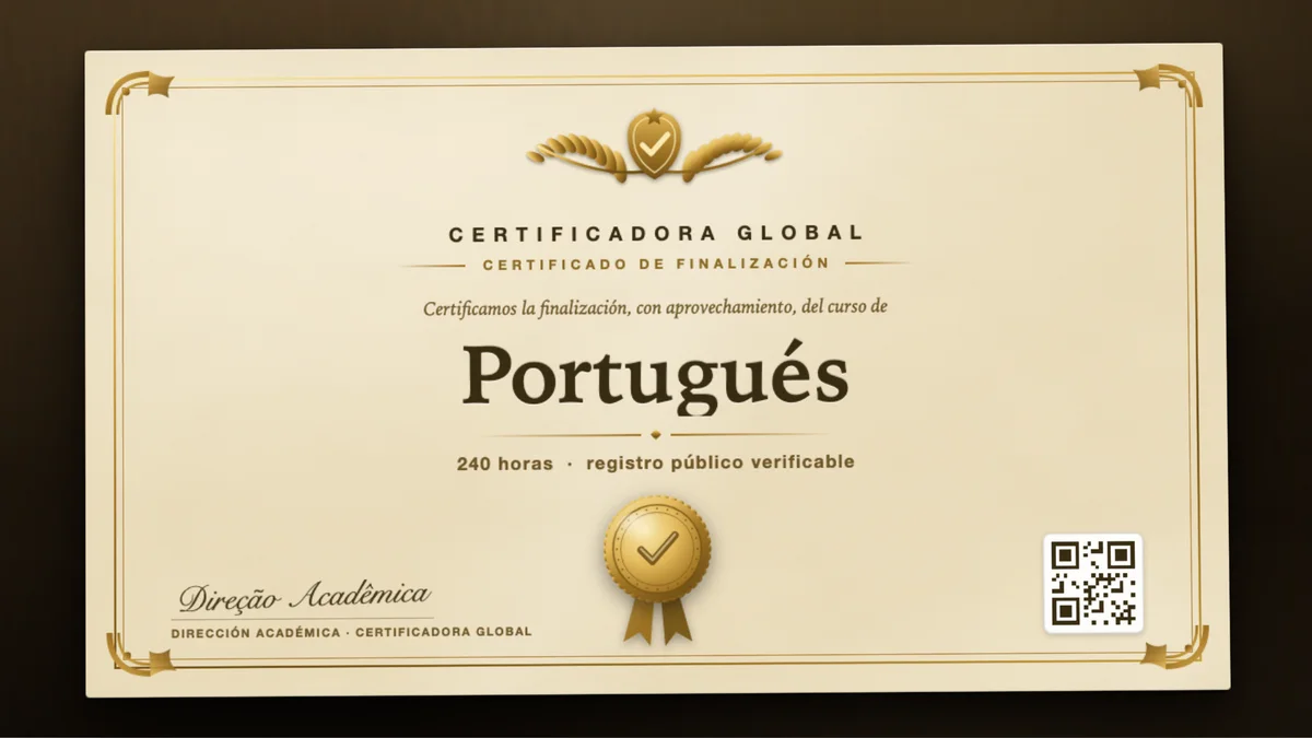 Portada del curso Portugués