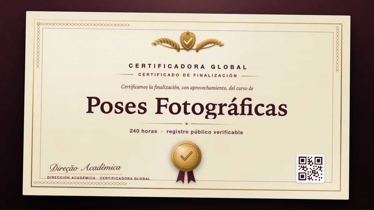 Portada del curso Poses Fotográficas