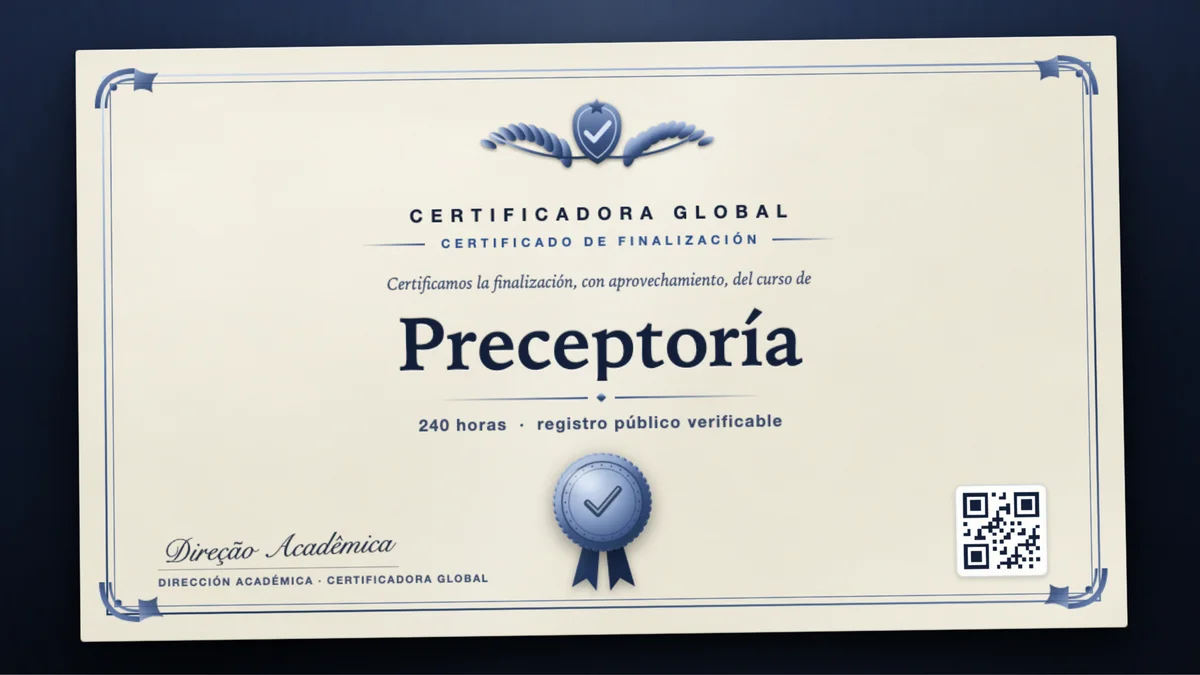 Portada del curso Preceptoría