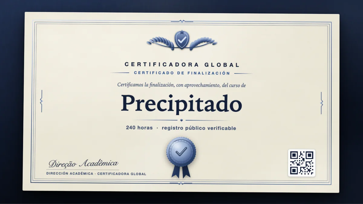 Portada del curso Precipitado