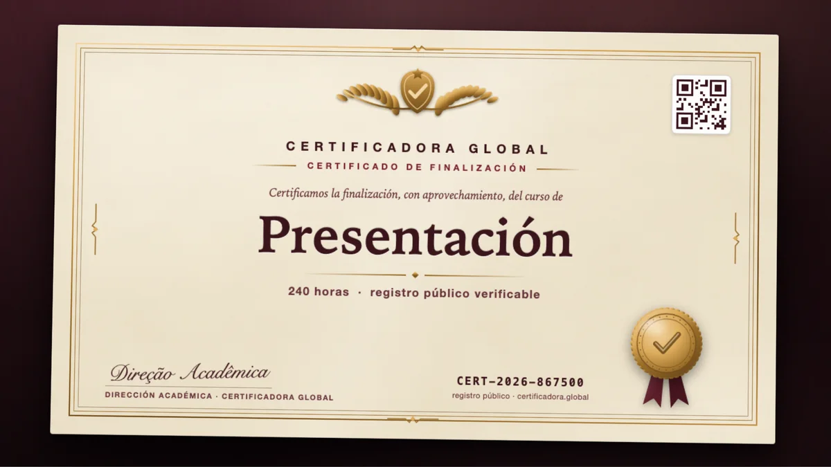 Portada del curso Presentación