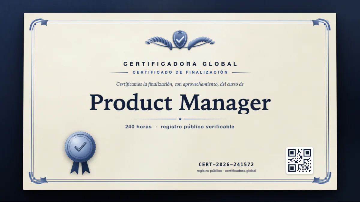 Portada del curso Product Manager