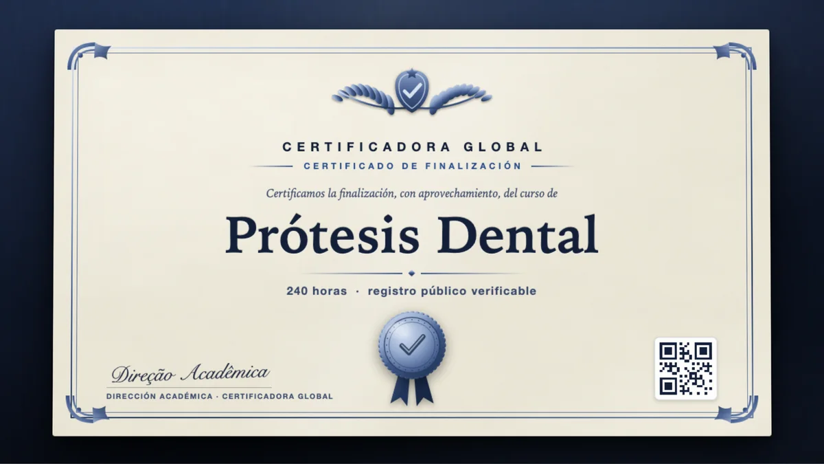 Portada del curso Prótesis Dental
