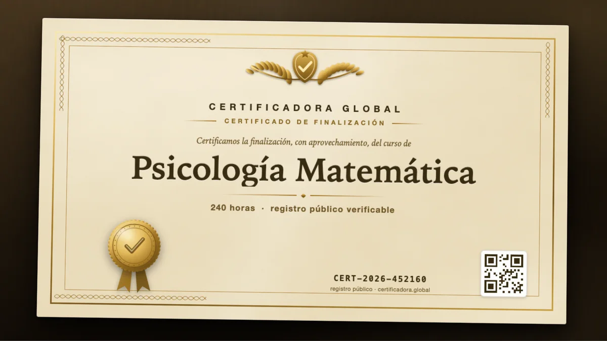 Portada del curso Psicología Matemática