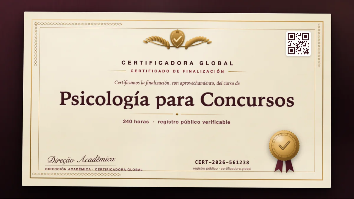Portada del curso Psicología para Concursos