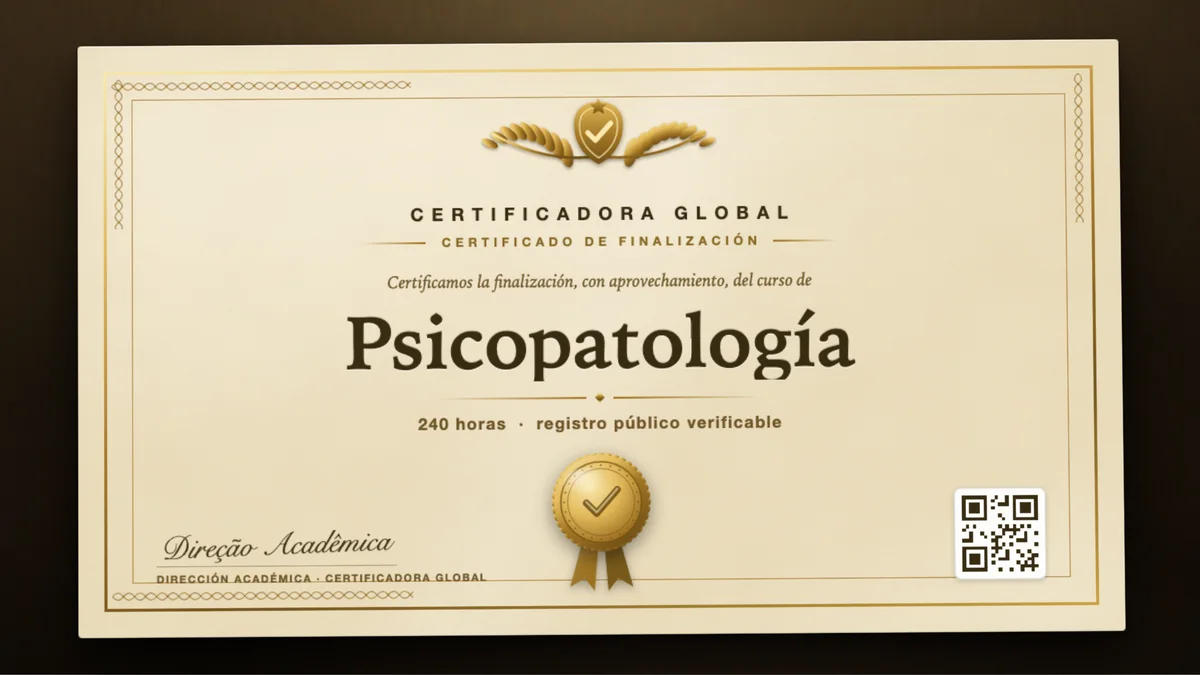 Portada del curso Psicopatología