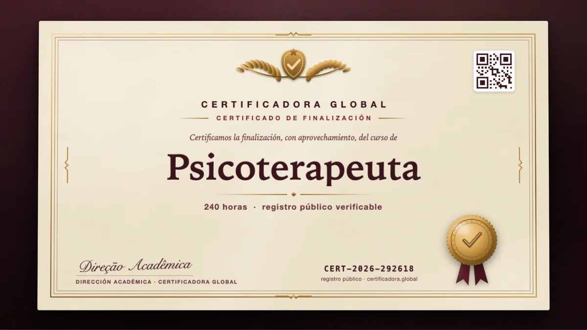 Portada del curso Psicoterapeuta