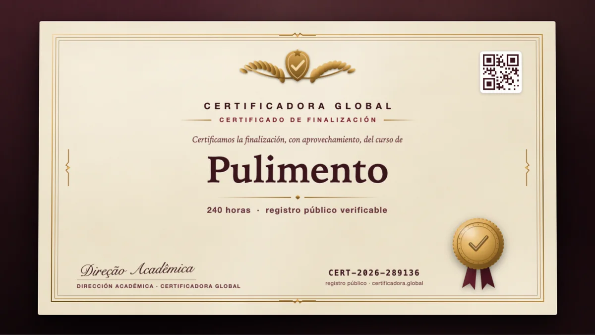 Portada del curso Pulimento