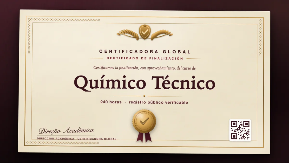 Portada del curso Químico Técnico