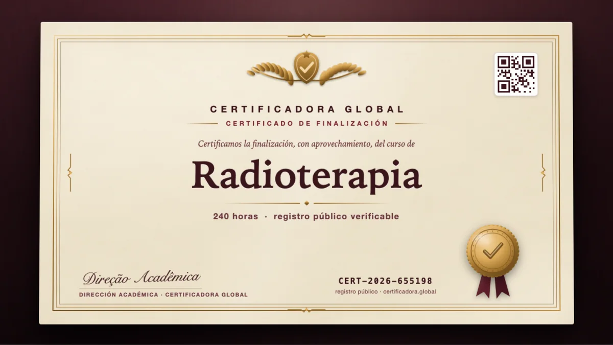 Portada del curso Radioterapia