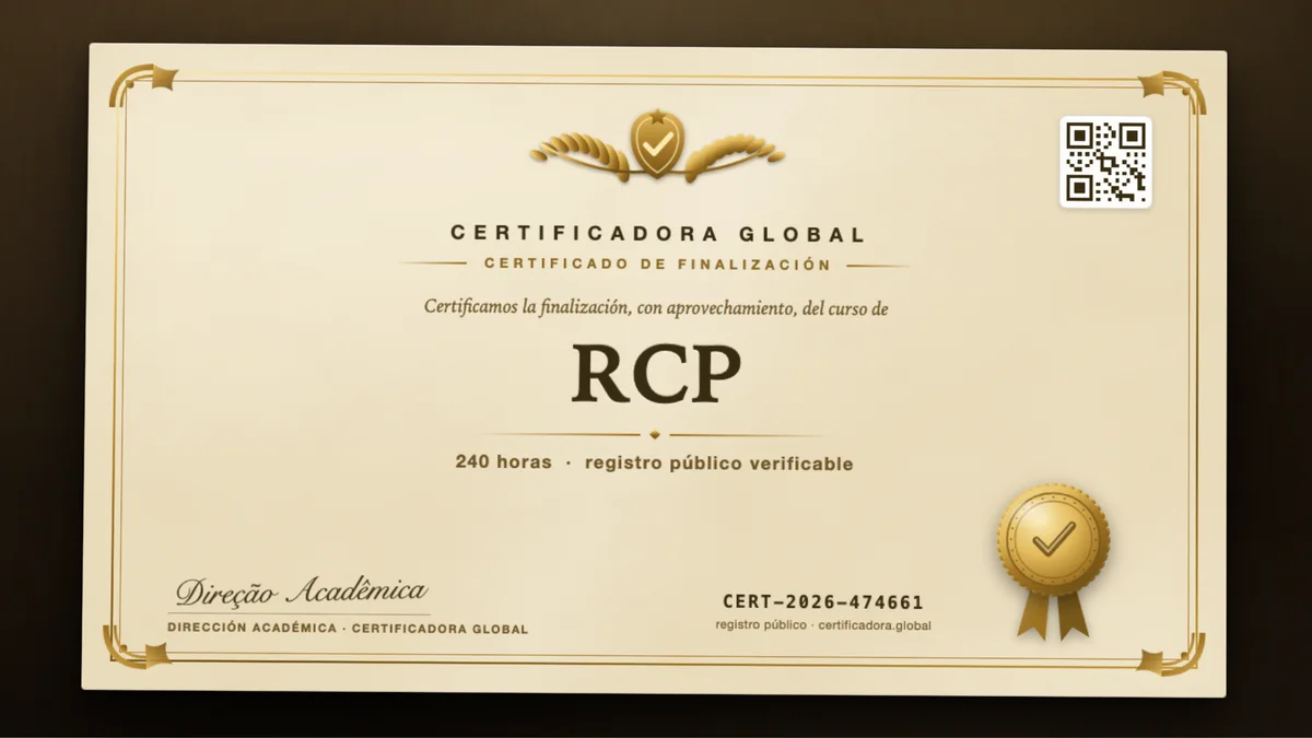 Portada del curso RCP