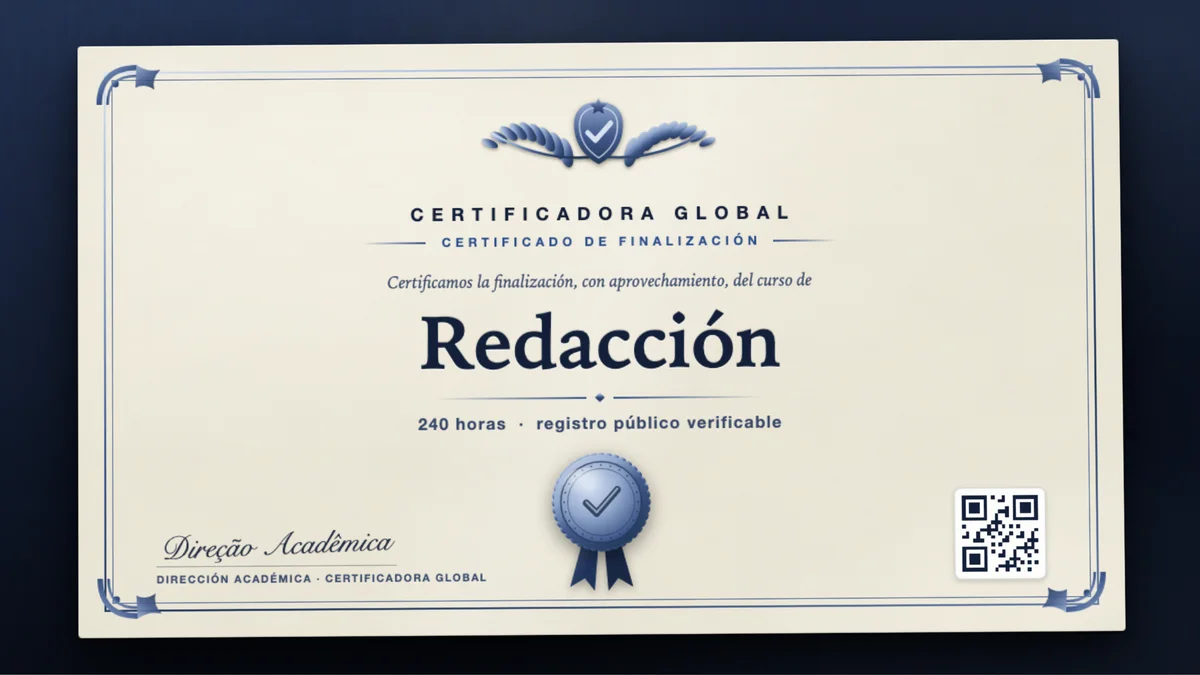 Portada del curso Redacción