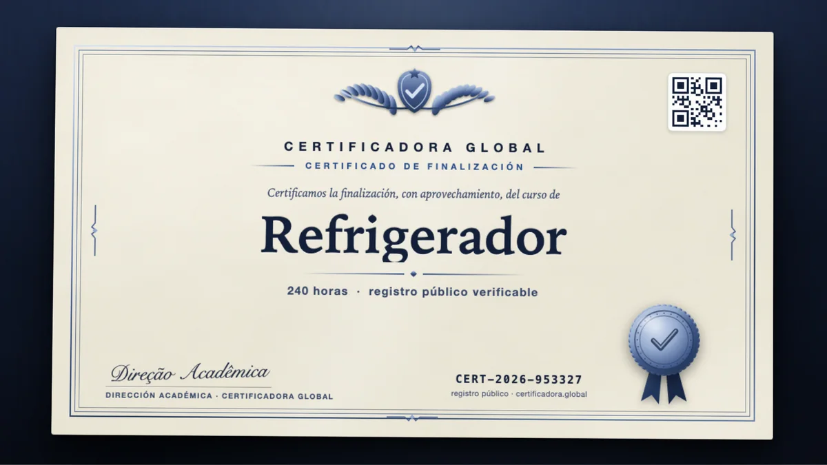 Portada del curso Refrigerador