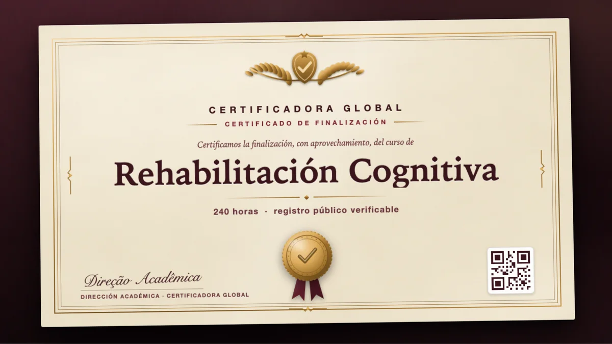 Portada del curso Rehabilitación Cognitiva