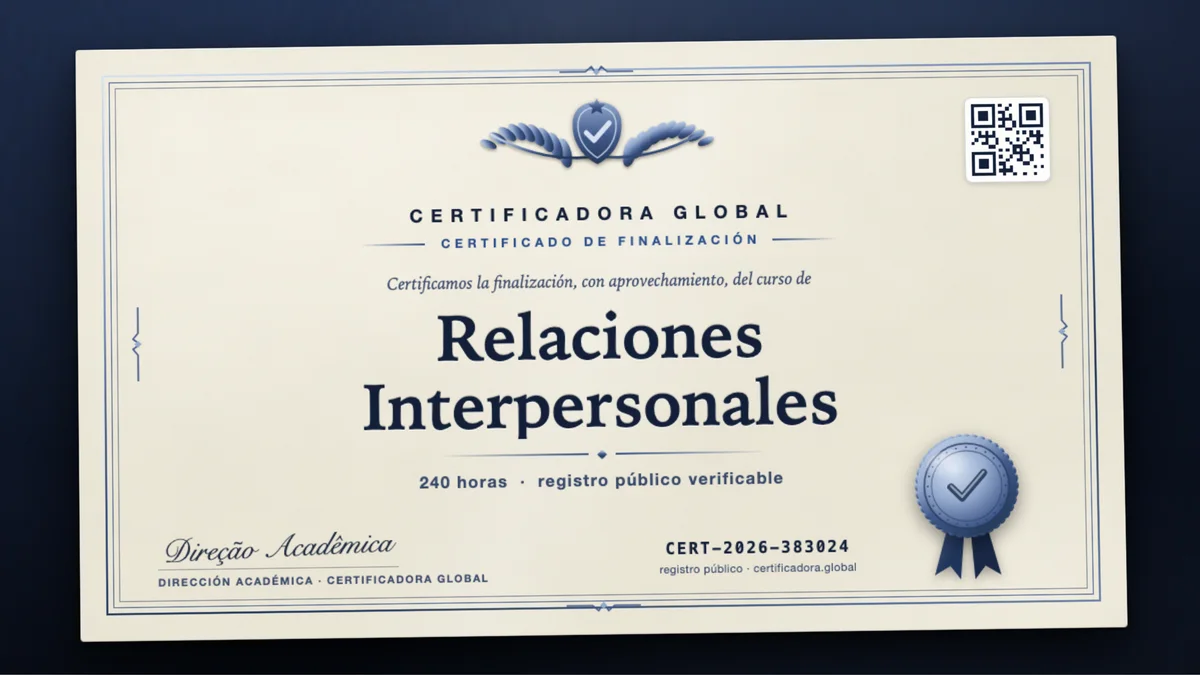 Portada del curso Relaciones Interpersonales