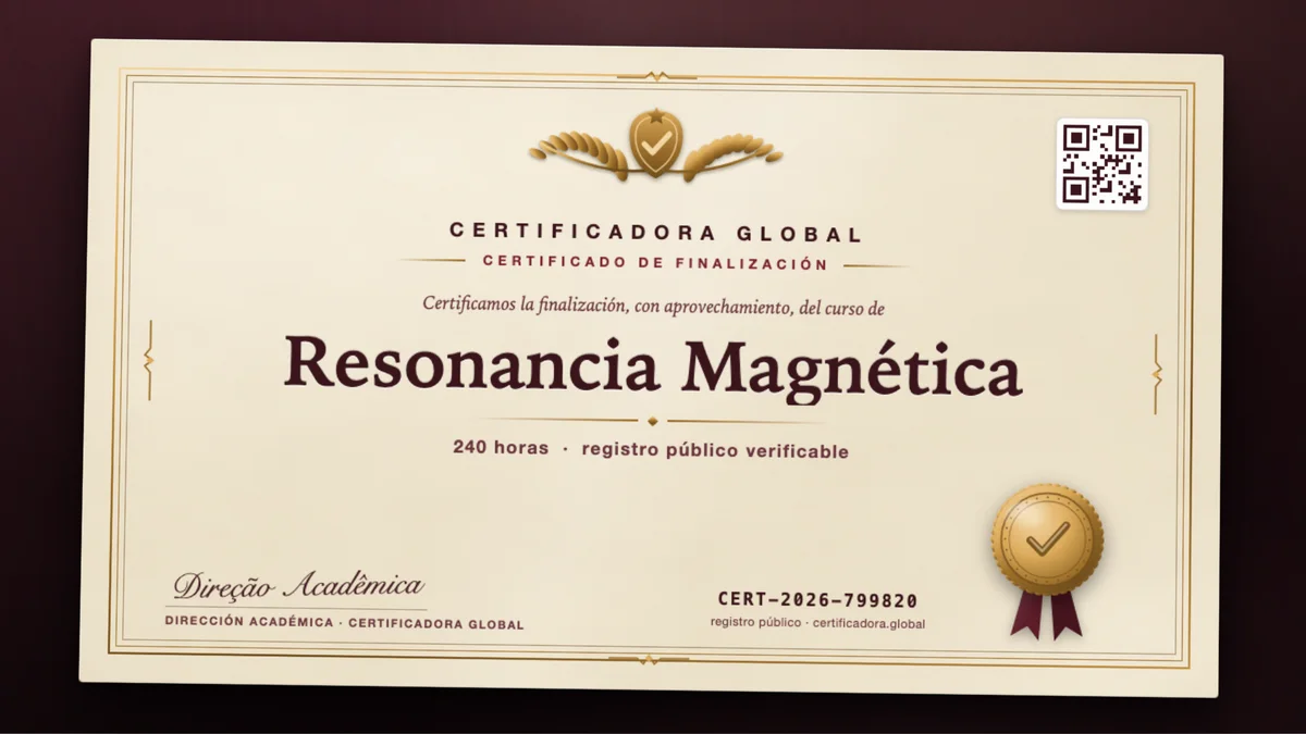 Portada del curso Resonancia Magnética