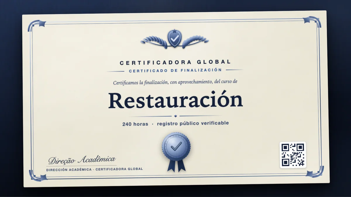 Portada del curso Restauración
