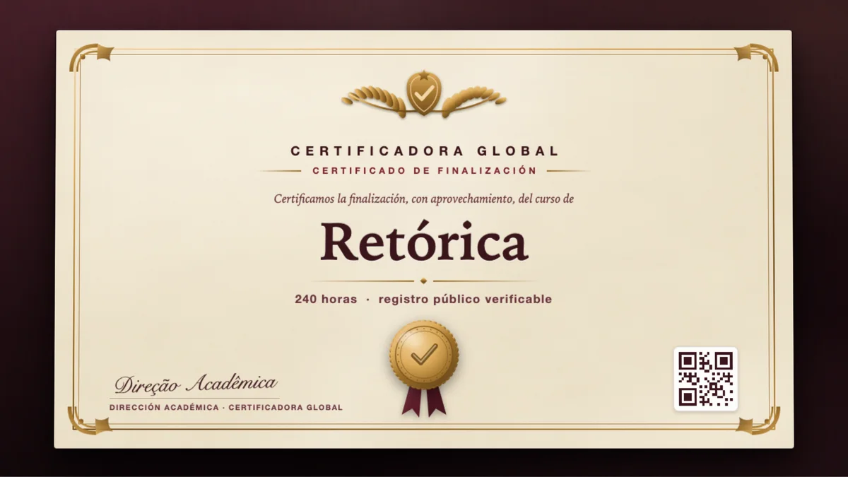 Portada del curso Retórica
