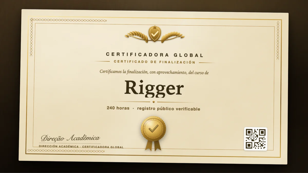 Portada del curso Rigger