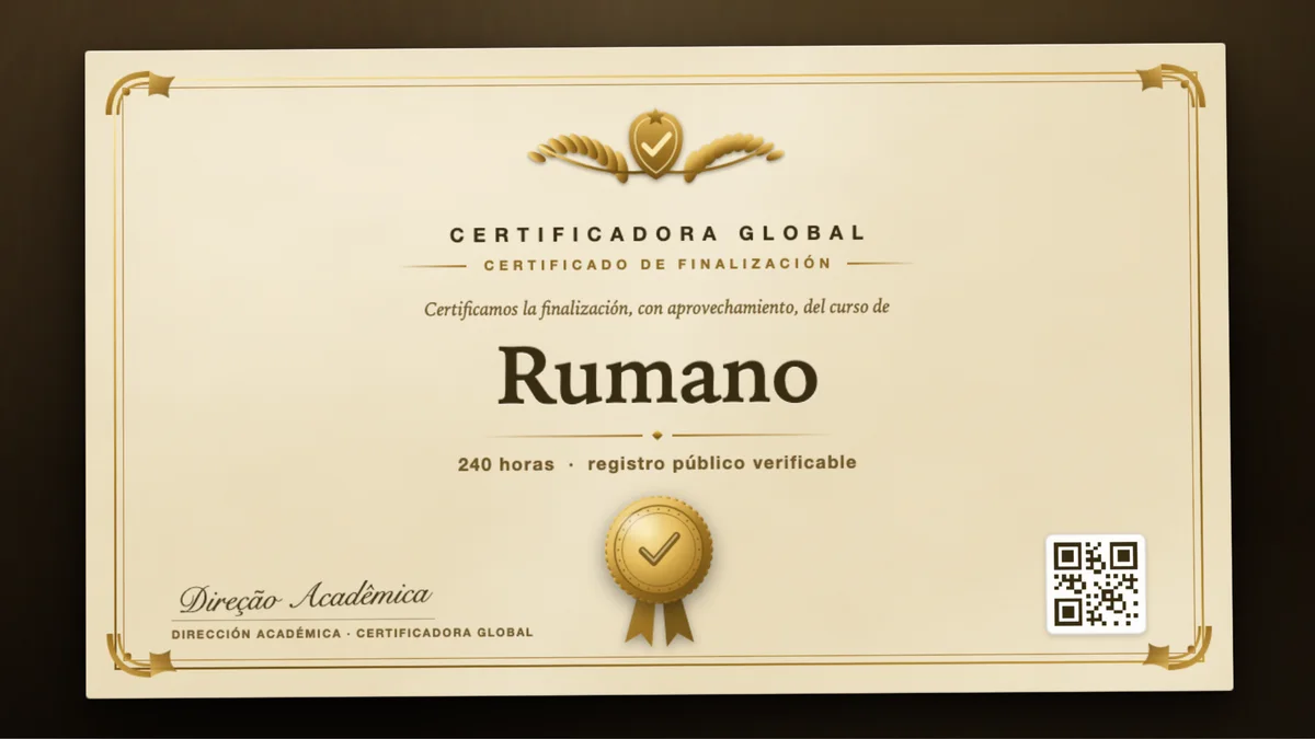 Portada del curso Rumano