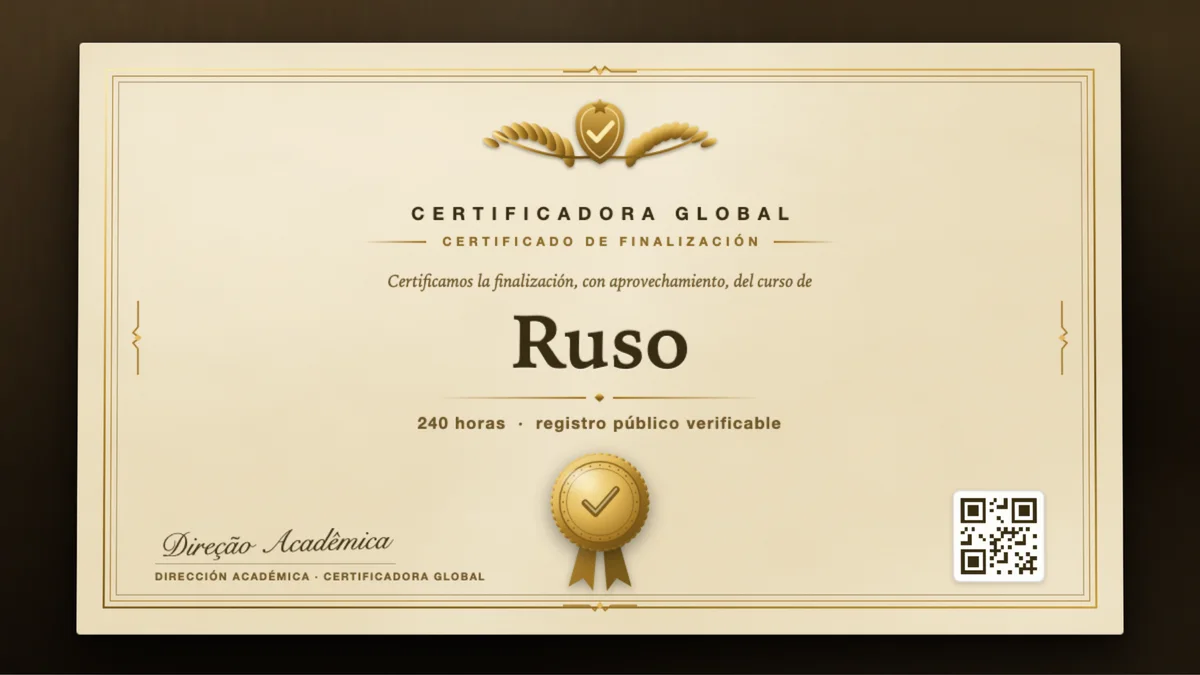 Portada del curso Ruso